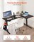 Electric L Shaped Desk with Adjustable Height and Power Strip